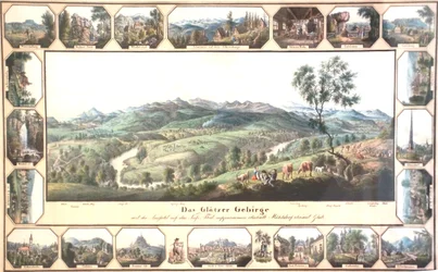 Das Glatzer Gebirge mit 20 kleinen Ansichten
